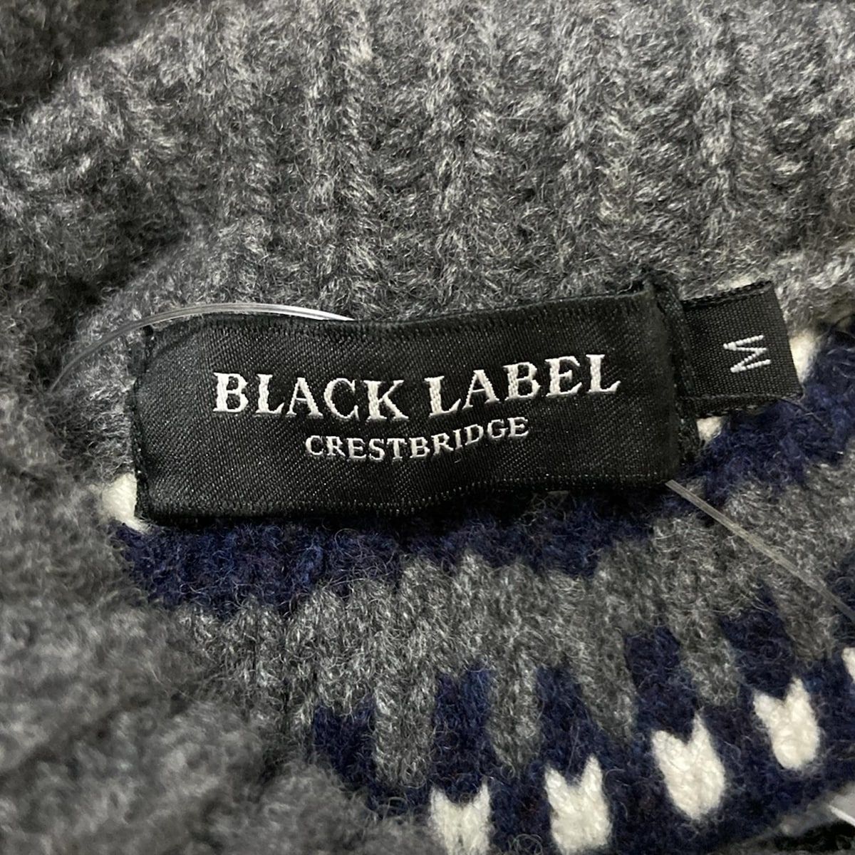 ブラックレーベルクレストブリッジ セーター トップス 長袖 タートルネック メンズ Mサイズ クリーム BLACK LABEL CRESTBRIDGE ブラックレーベルクレストブリッジ セーター トップス 長袖