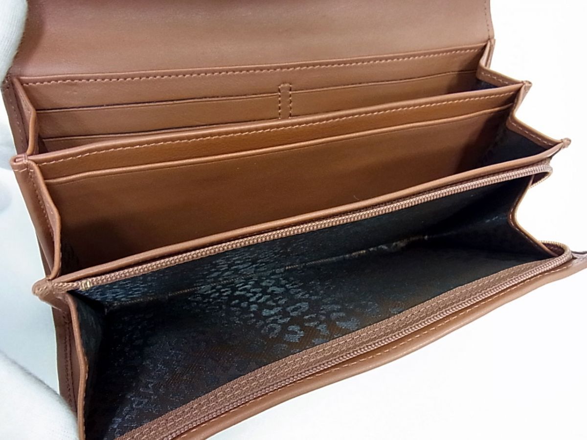 新品◇Longchamp ロングコンチネンタルウォレット レザー 長財布  