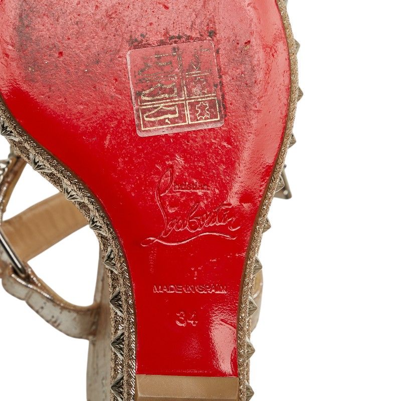 a*u様 Christian Louboutin ピラリヤド ウェッジサンダル クリスチャンルブタン Christian Louboutin ピラリヤド サンダル