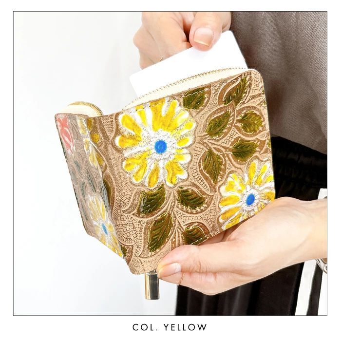 ラウンドファスナー ラウンド型財布