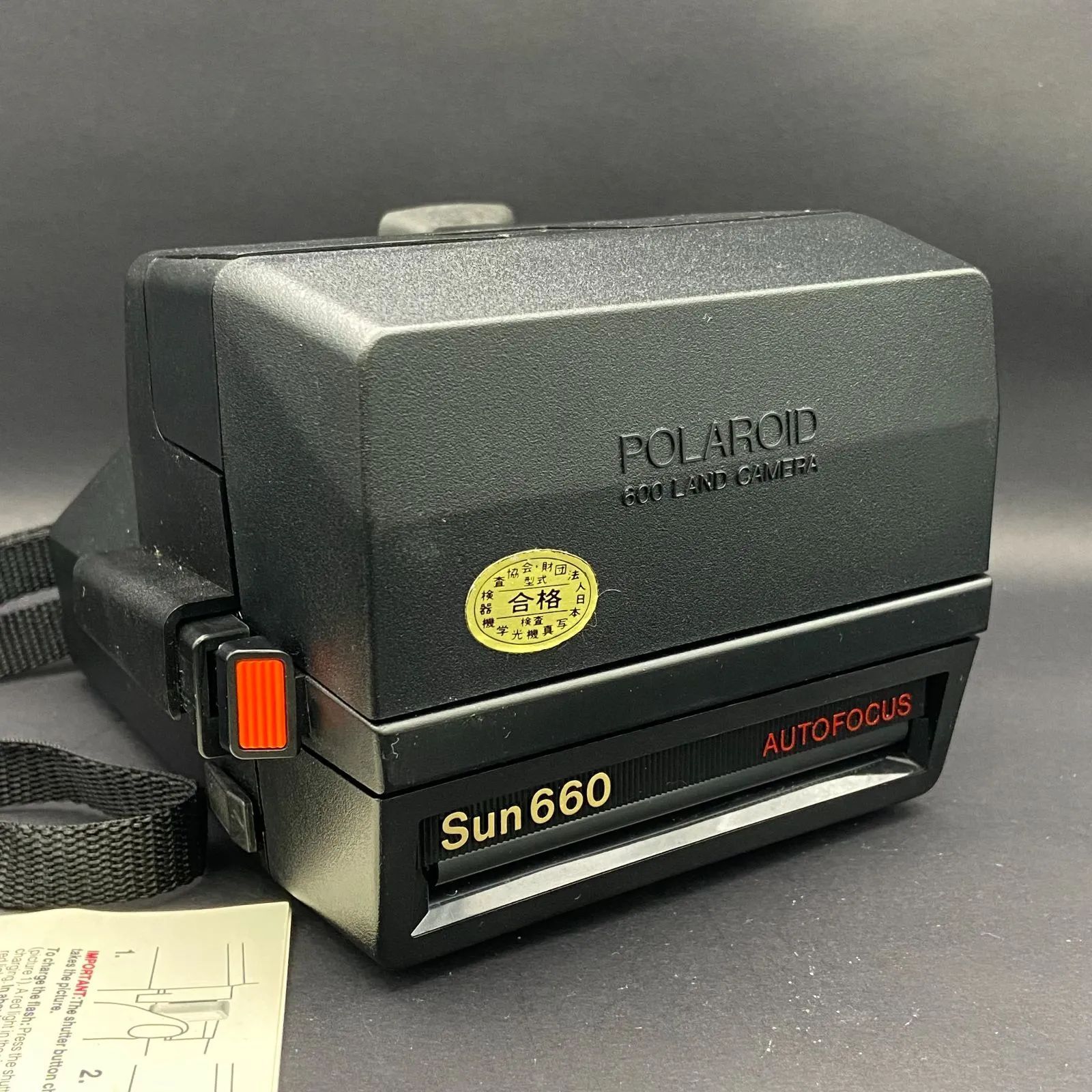 動作未確認/ジャンク ポラロイドカメラ POLAROID AUTOFOCUS 660