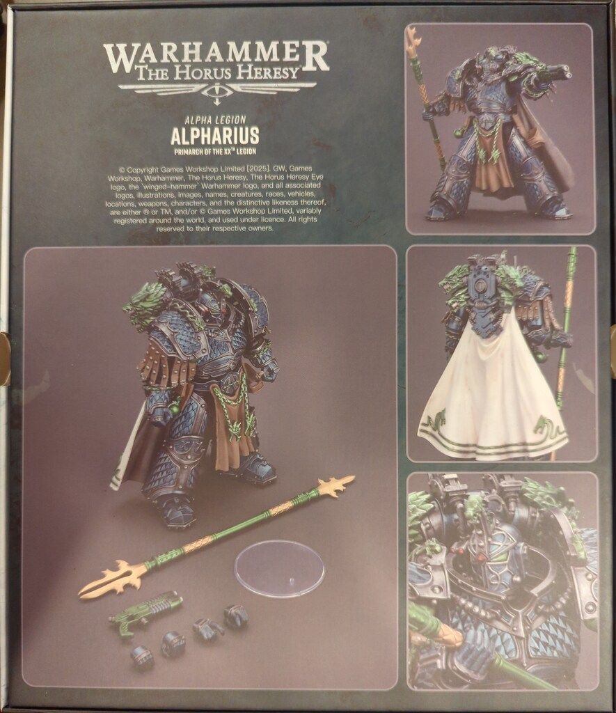 JOY TOY WARHAMMER THE HORUS HERESY ALPHA LEGION ALPHARIUS