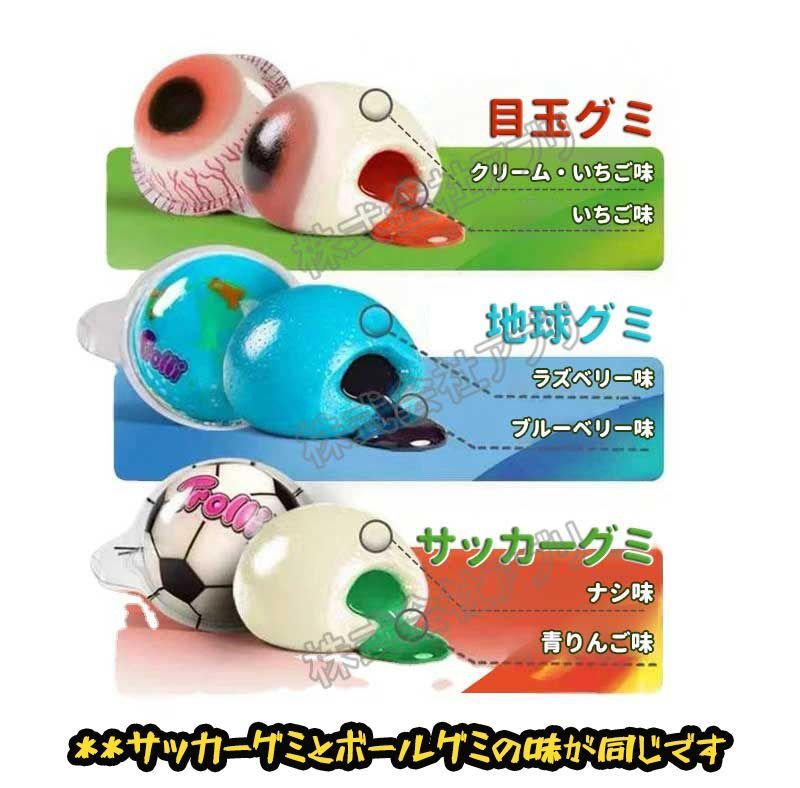 地球グミ＆目玉グミ-ボールグミ
