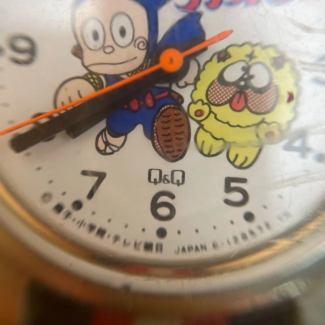 ✨磨きあげ✨】キャラクター腕時計 忍者ハットリくん Q&Q 小学館