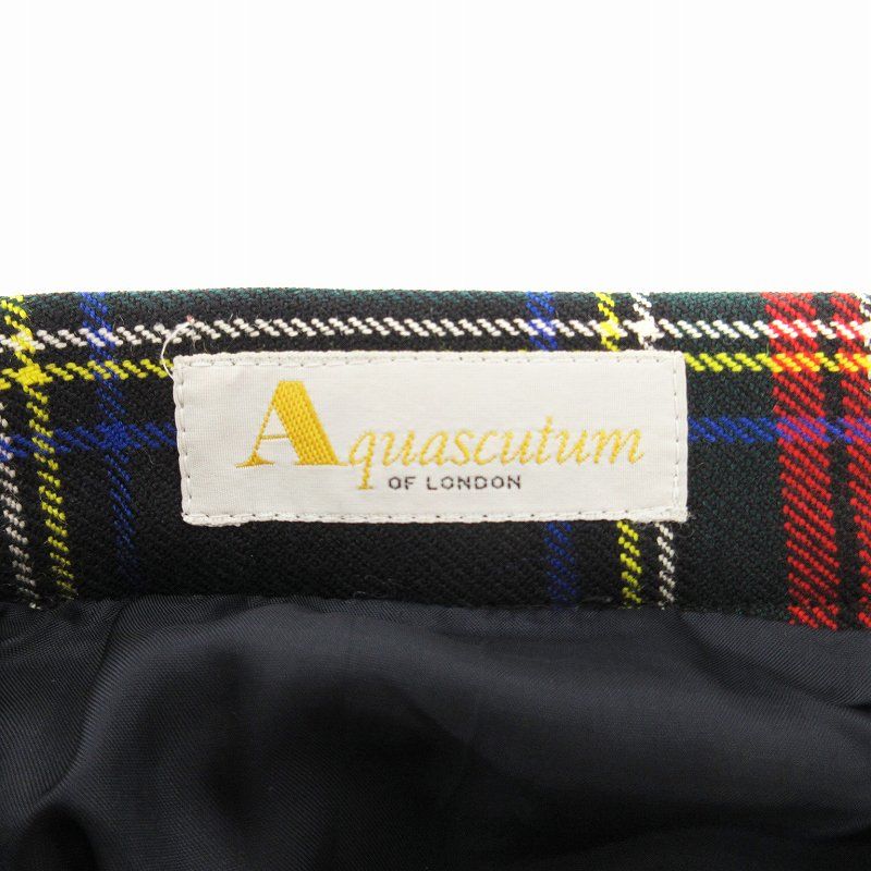 アクアスキュータム AQUASCUTUM 美品 ヴィンテージ ラップスカート