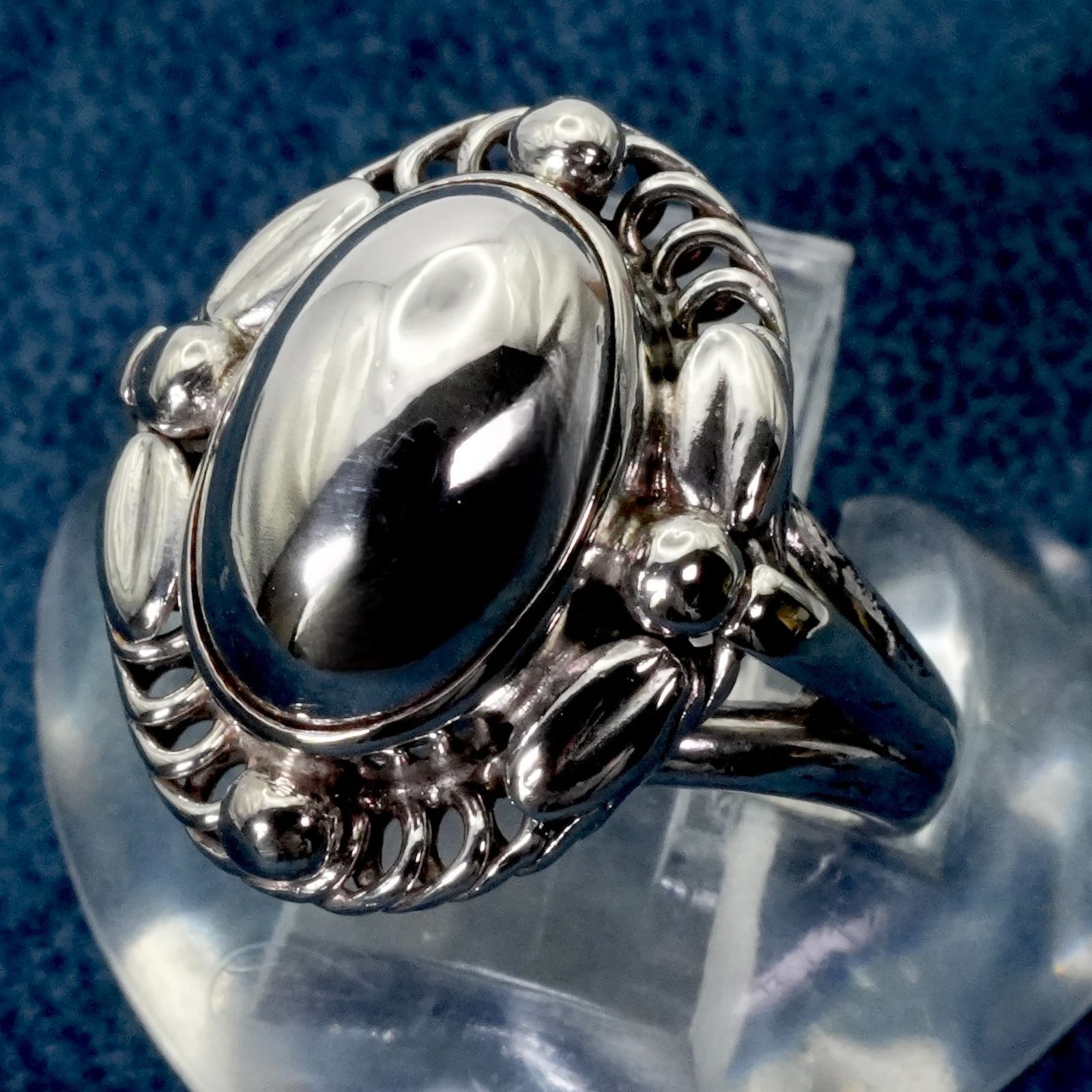 ジョージ・ジェンセン　No.1Aリング 希少 ヴィンテージジョージジェンセン 1A シルバー リング 24-4657S