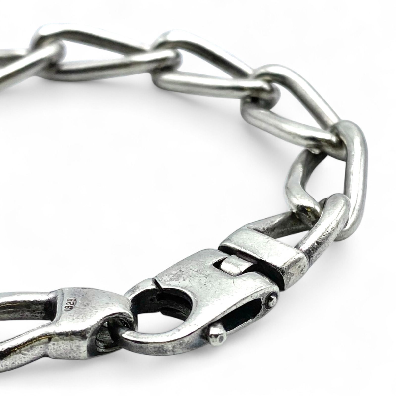 ラージチェーン Silver 925 Bracelet シルバー ブレスレット シンプル 大ぶり KIN-KAAI_COM