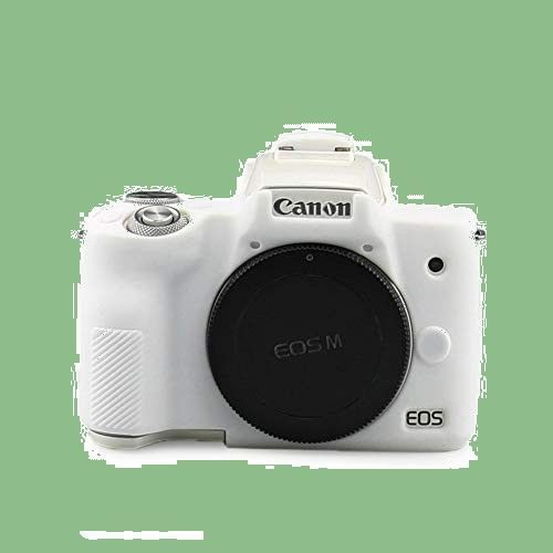 Canon EOS Kiss M ホワイト 2レンズ　ポーチ付き Canon EOS Kiss M ホワイト レンズ2本 ストラップ ケース付 【公式通販】