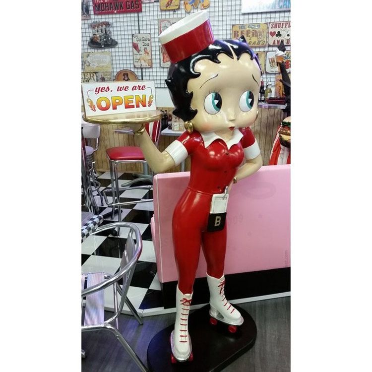 等身大フィギュア ビッグセールスプロモーションドール Betty Boop DINER ベティブープ ダイナー BIG SIZE 160cm!!  アメリカ雑貨 アメリカン雑貨 - メルカリ