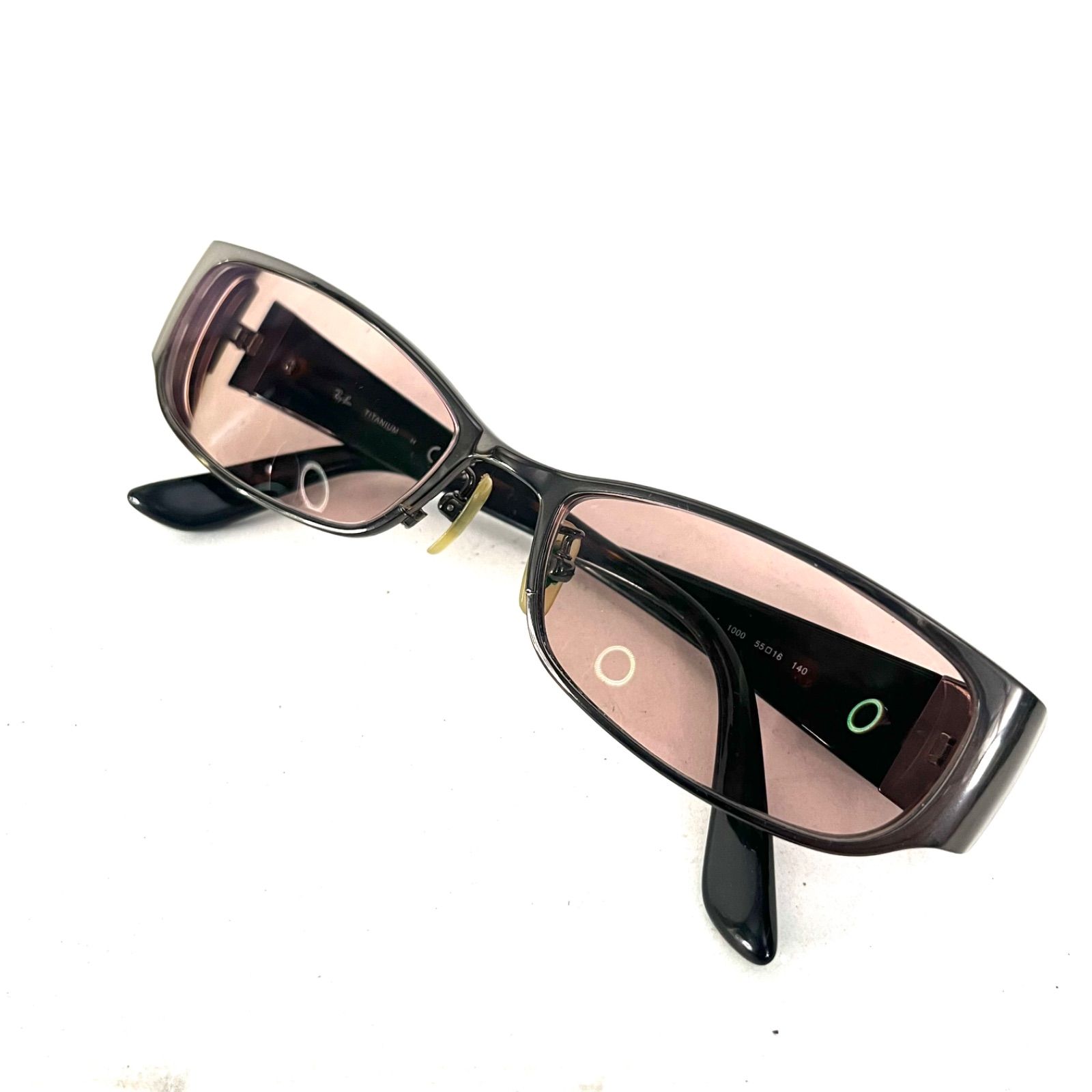 Ray-Ban サングラス ラウンドフレーム ケース付き Ray-Ban ブラック