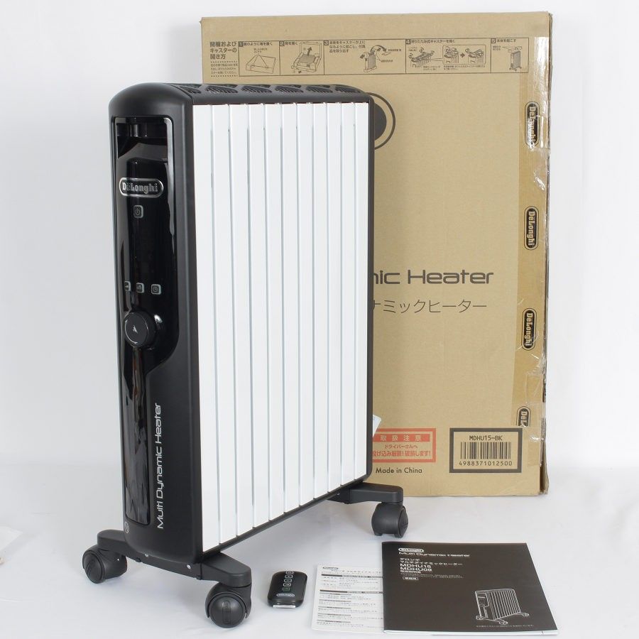 デロンギ マルチダイナミックヒーター MDHU15-BK　箱付き デロンギマルチダイナミックヒーター MDHU15-BK 、箱あり