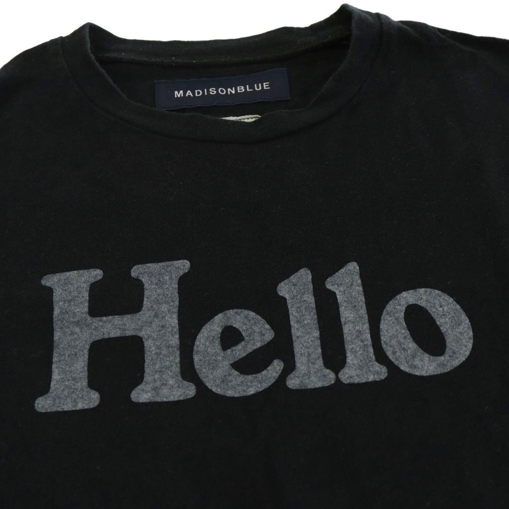 マディソンブルー MADISONBLUE HELLO CREW NECK TEE Tシャツ