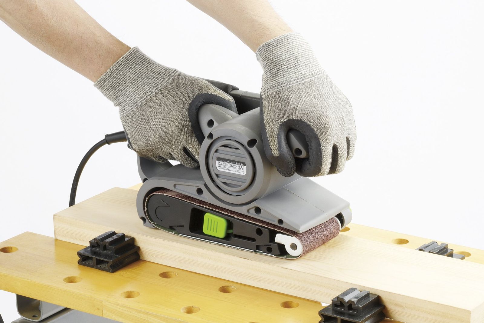 人気商品 EARTH MAN ベルトサンダー BSD-110 付属クランプで固定使用も ランダムサンダー 電動サンダー 高儀 Takagi ペンサンダー 工具 電動カンナ