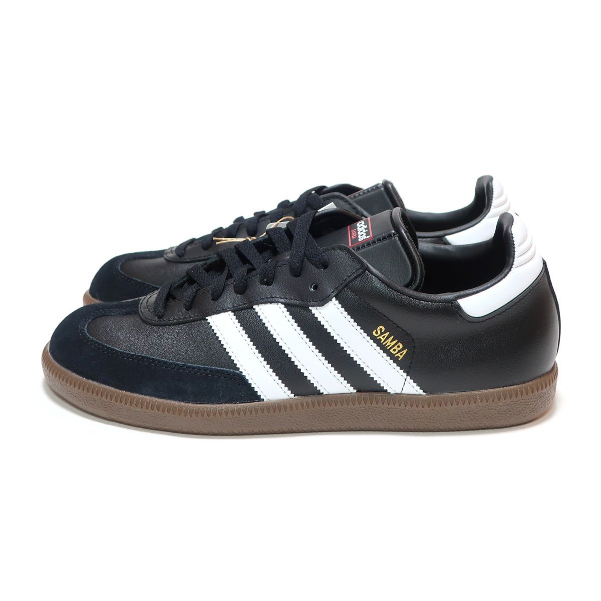 ADIDAS SAMBA US8.5 (26.5cm) CBLACK/FTWWHT/CBLACK 019000