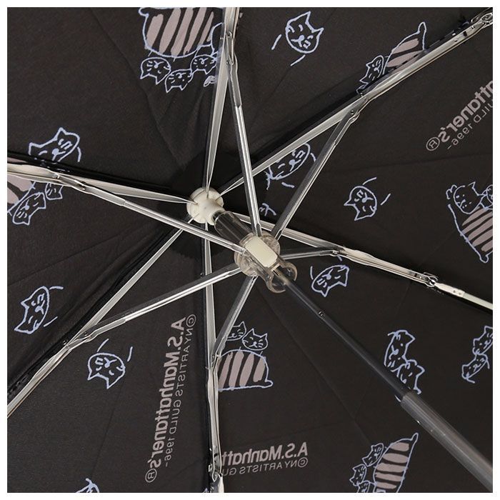 ☆ ウォークキャットOWH ☆ A S Manhattaners 雨晴兼用 折りたたみ傘 