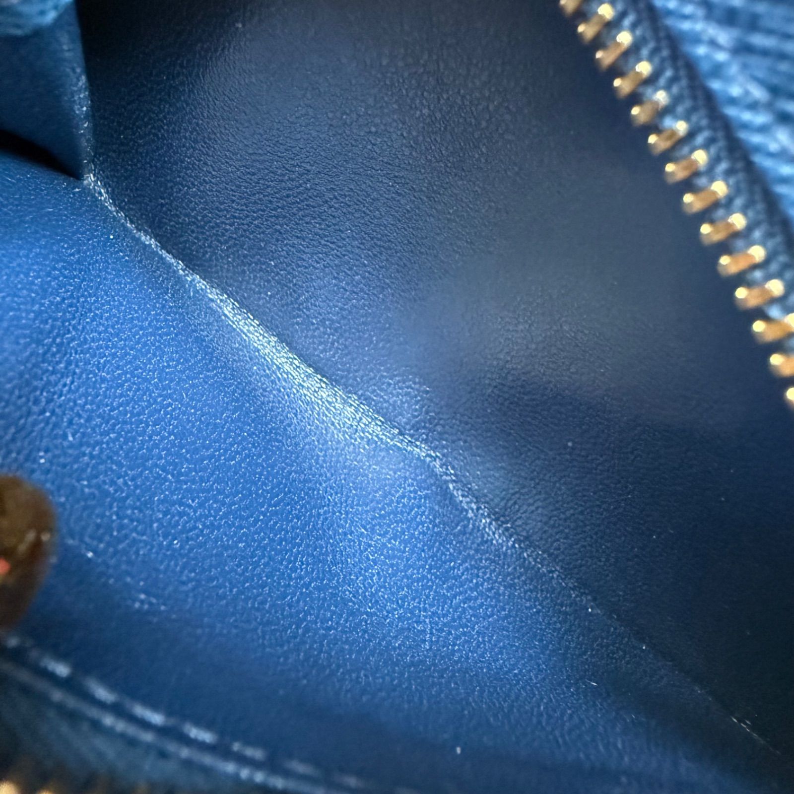 美品 PRADA プラダ サフィアーノレザー コインケース キーリング