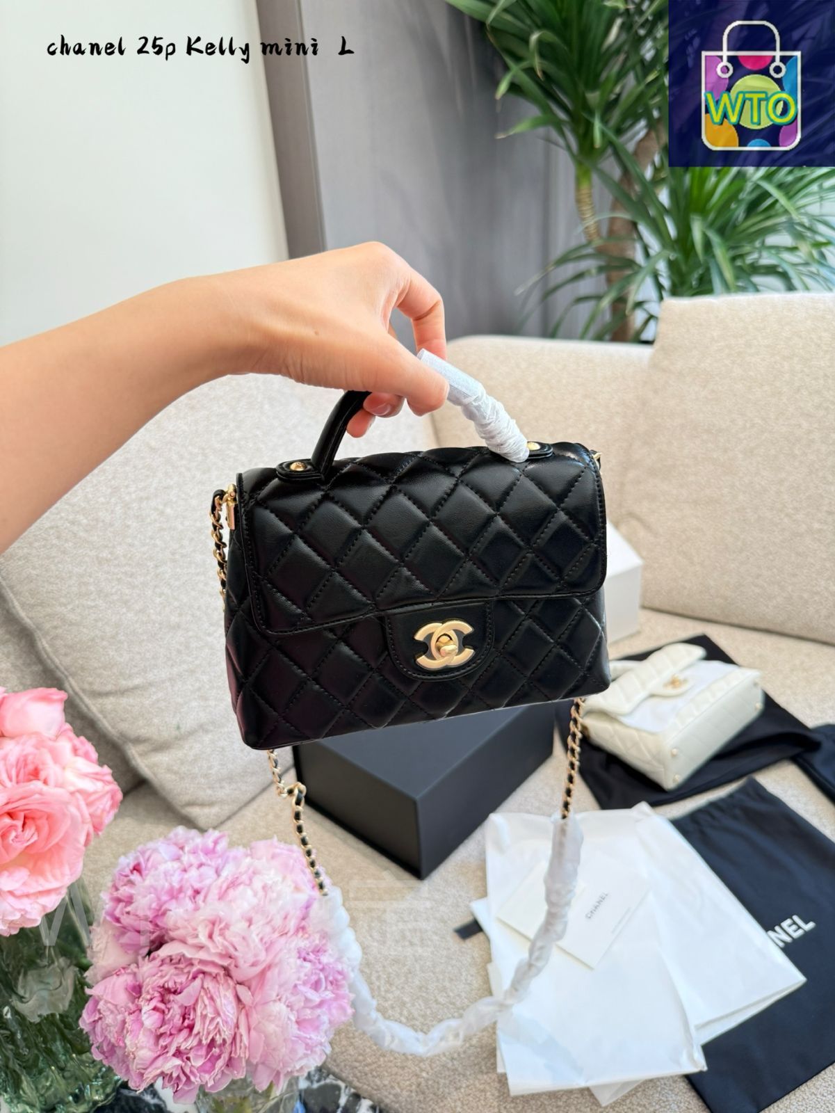 今日特価】Chanel シャネル 25P シリーズ ケリーバッグ 柔らかい