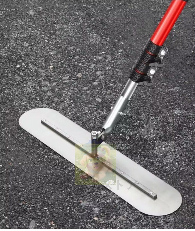 品質保証 アルミスクリードポータブルハンドル 伸縮柄 付 100 12.5 300cm 作業工具 大工道具 左官 コンクリート仕上げ