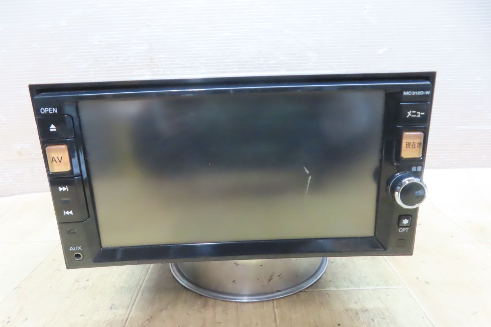 夏セール開催中！ 付 F4157 日産純正 MC312D-W メモリーナビ 地図2012年 地デジTVフルセグ内蔵 Bluetooth内蔵 CD DVD再生OK 本体のみ  最安値通販! 