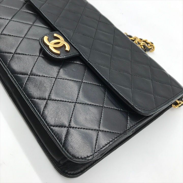 CHANELマトラッセラムスキン　（激レア色） 良品 CHANEL シャネル ココマーク マトラッセ ラムスキン チェーン