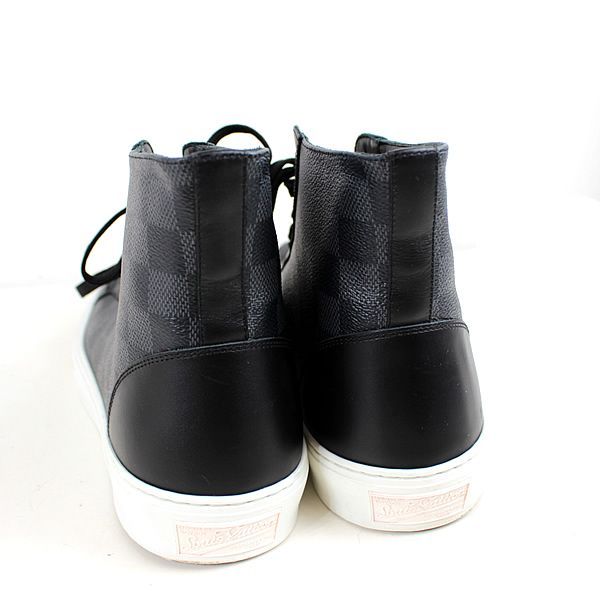 ルイヴィトン ハイカットスニーカー 靴 シューズ ブーツ ダミエグラ  