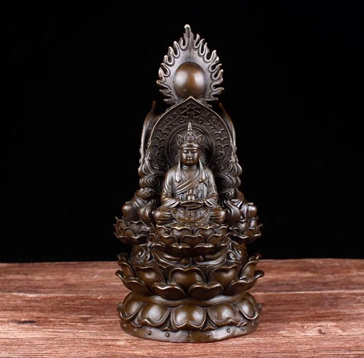 『三面仏』娑婆三聖三面 仏像 置物 開運 風水 工芸品 美術品 置物 三面仏』娑婆三聖三面 仏像 置物 開運 風水 工芸品 叱ら 美術品 置物