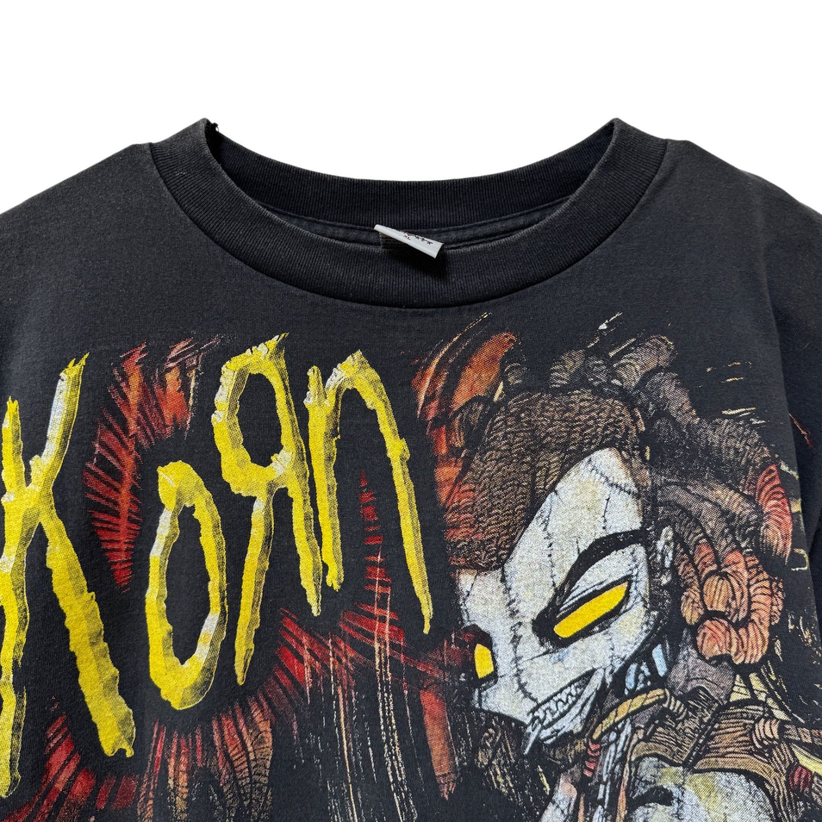 korn 00s tシャツ　バンドtシャツ　コーン KORN コーン Tシャツ バンドTシャツ ブラック FOLLOW THE LEADER