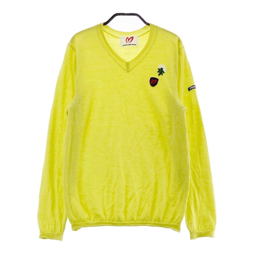 美品MASTER BUNNY EDITION ゴルフカシミヤ混セーター サイズ4 MASTER BUNNY EDITION カシミヤニットセーター 4 MASTER BUNNY EDITION