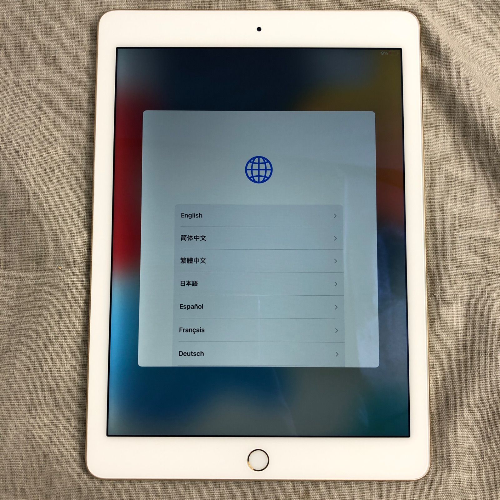 中古)Apple iPad Air 16GB ゴールド MH0W2J A Wi-Fi(220-ud)