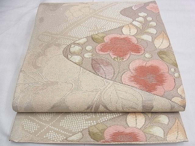 平和屋野田店◎六通柄袋帯 唐織 辻が花 金糸 逸品 BAAD3420du - メルカリ