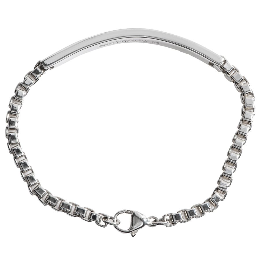 本物♡ティファニー◆ベネチアン リンク ID ブレスレット シルバー925 TIFFANY & Co. ベネチアンID ブレスレット シルバー 925