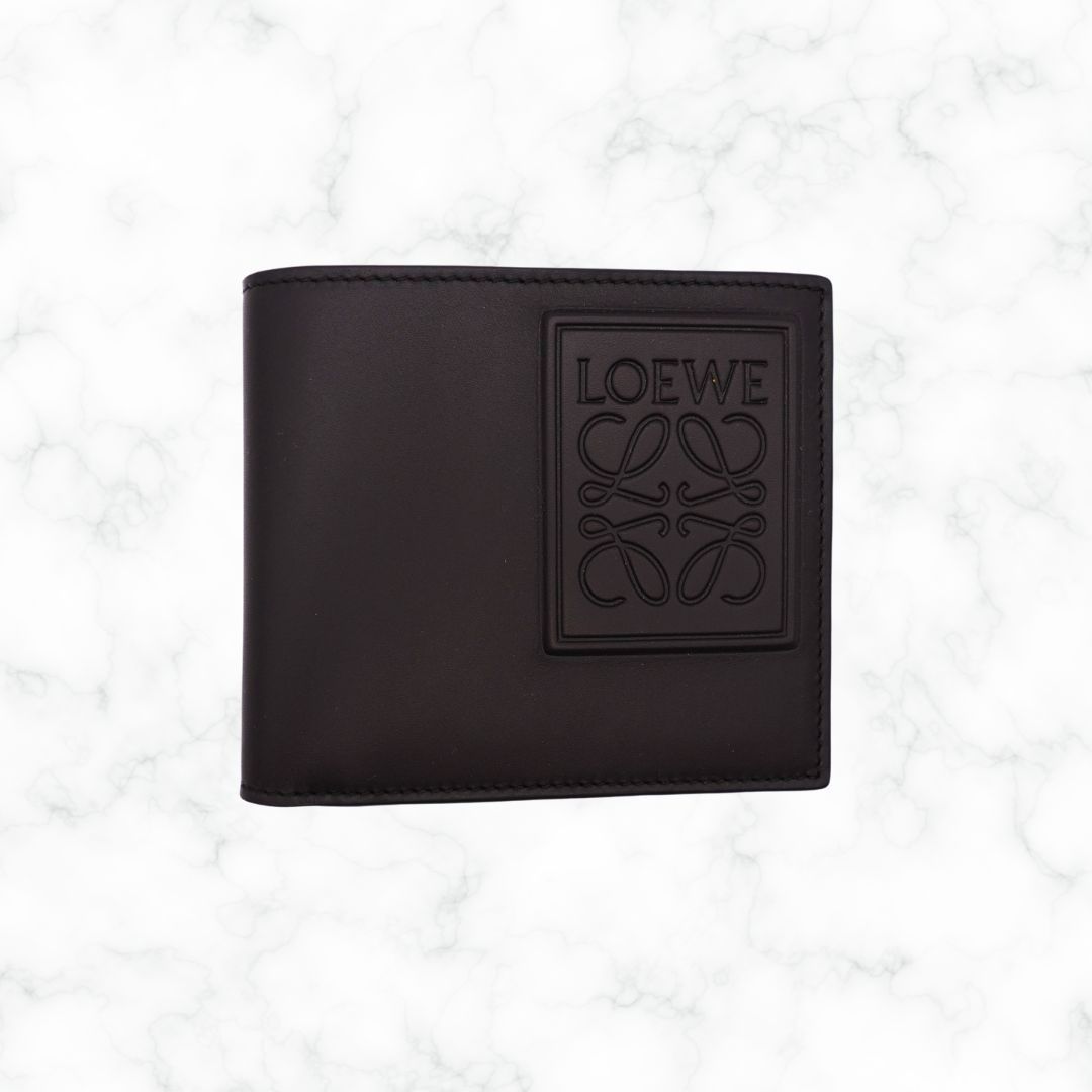 新品 LOEWE アナグラム バイフォールド ウォレット 折りたたみ 財布