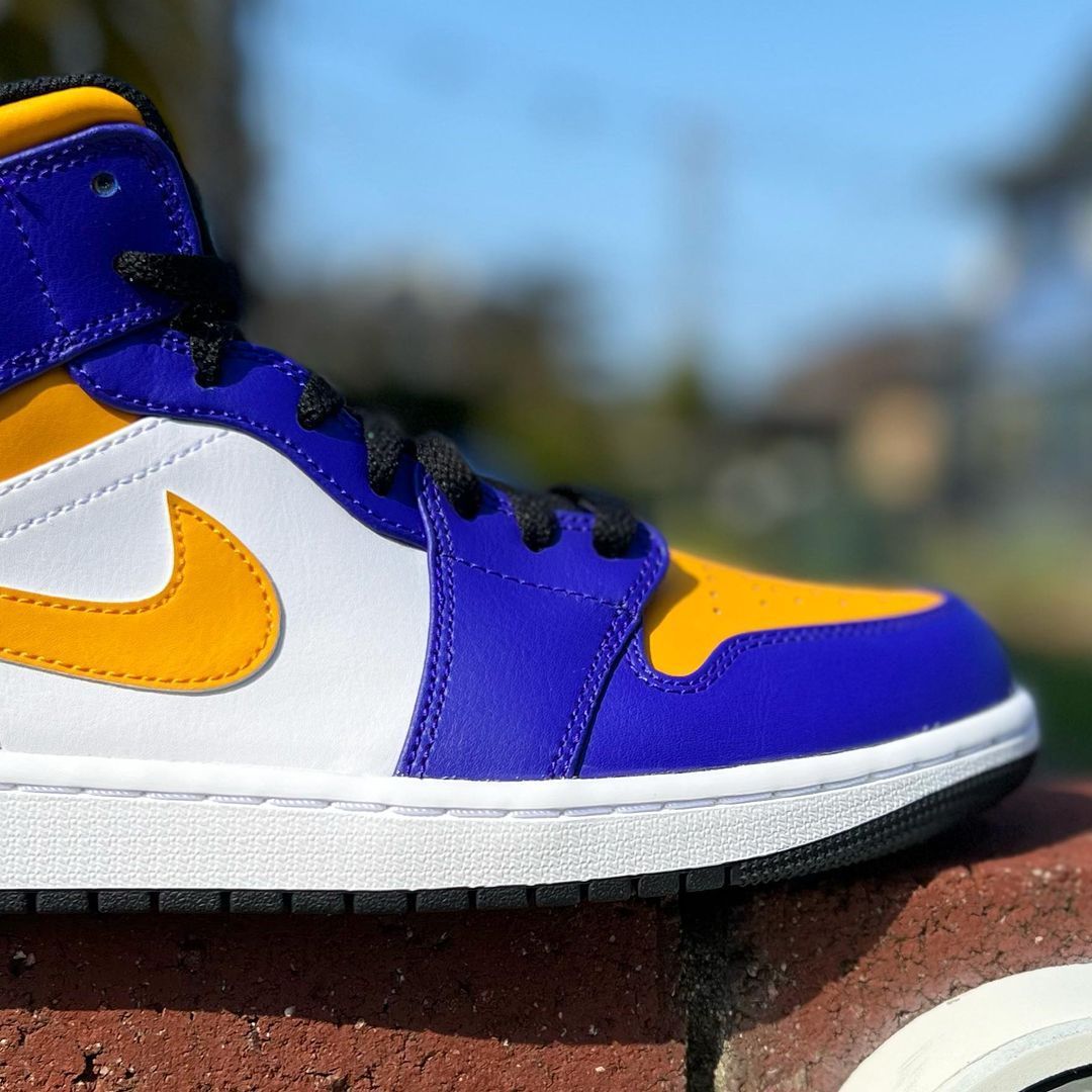 AIR JORDAN 1 MID 'LAKERS' エア ジョーダン 1 ミッド