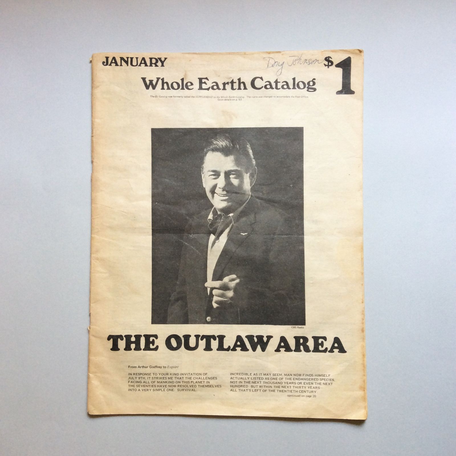 Whole Earth Catalog January 1970 / ホールアースカタログ 1970年発行 