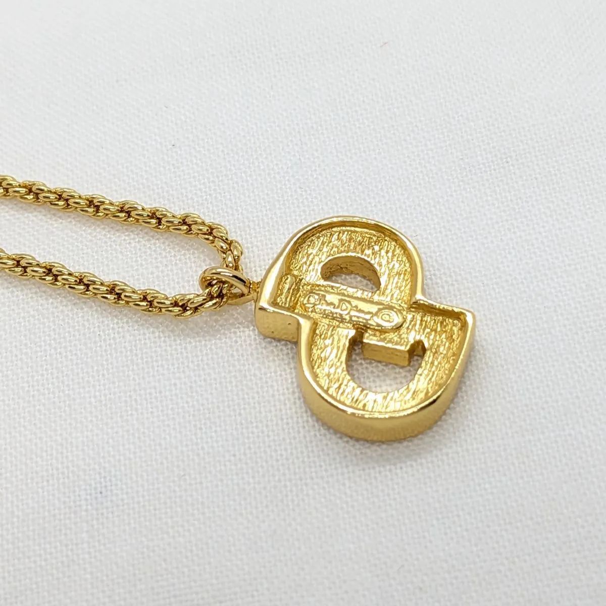 極美品 Christian Dior ディオール ヴィンテージ ラインストーン ロゴ