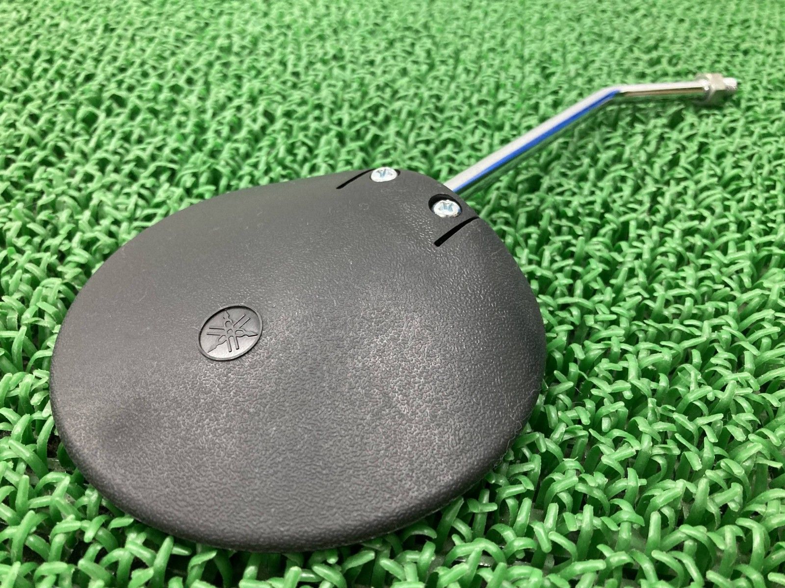 ジョグ ミラー 右 ヤマハ 純正 バイク 部品 27V 逆8mm 初期型 当時物 音叉マーク コンディション良好 車検 Genuine gF