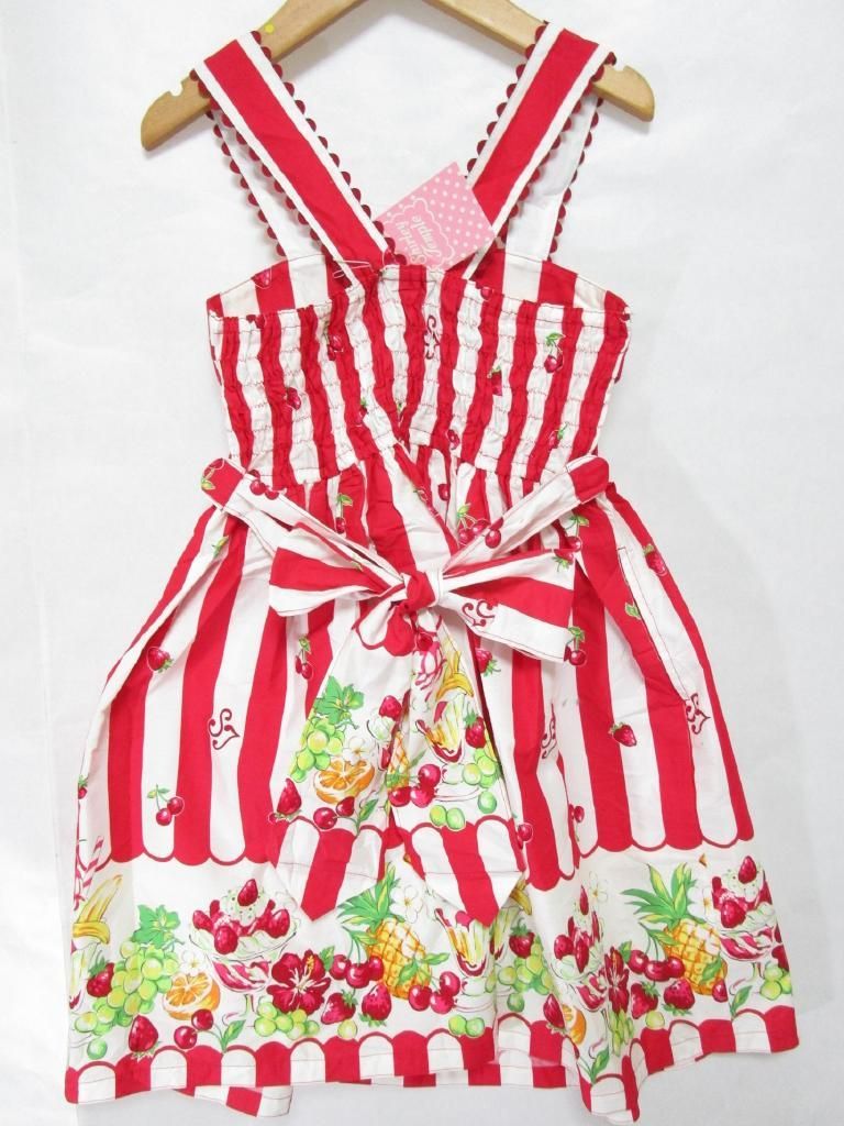 新品タグ付き】ShirleyTemple ワンピース 130cm フルーツ柄