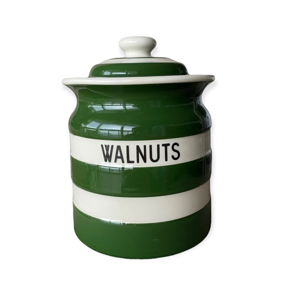 Cornish Ware ウォルナッツジャー Large|168cl グリーン