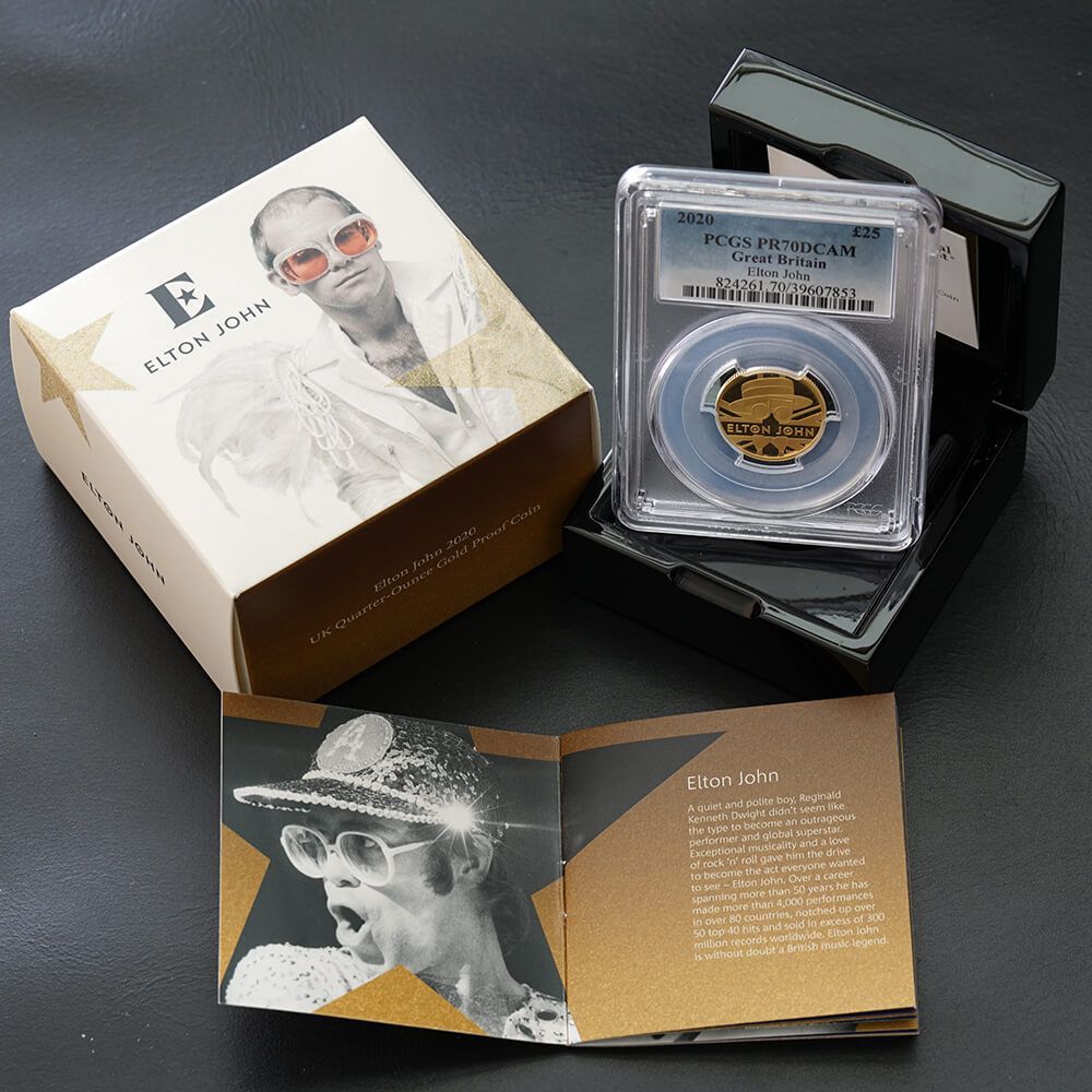 YOUR SONG】2020年 英国 エルトン・ジョン 限定銀貨｜コレクション
