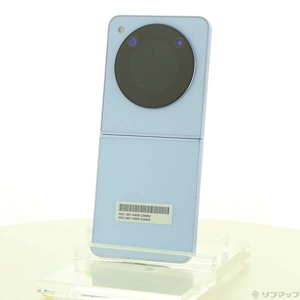 中古品〕 Libero Flip 128GB ブルー A304ZT Y!mobile SIMフリー
