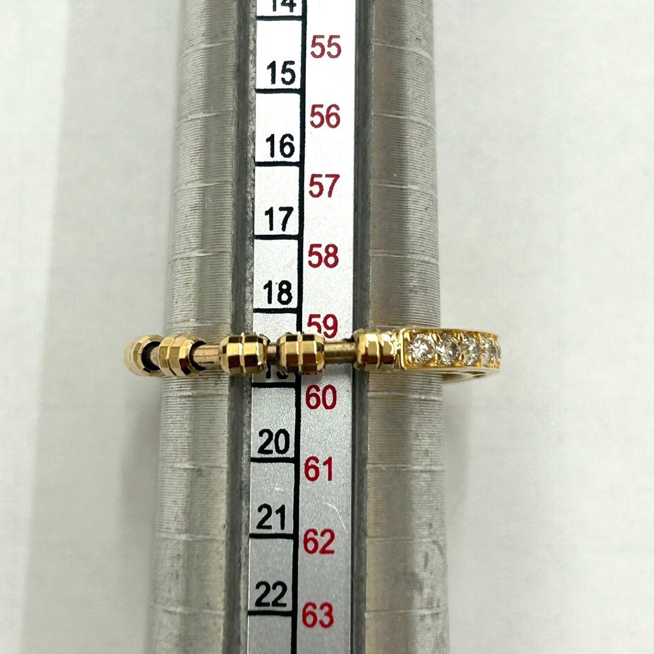 新品仕上済み K18 天然 ダイヤモンド リング D:0.30ct 指輪 9号～19号 