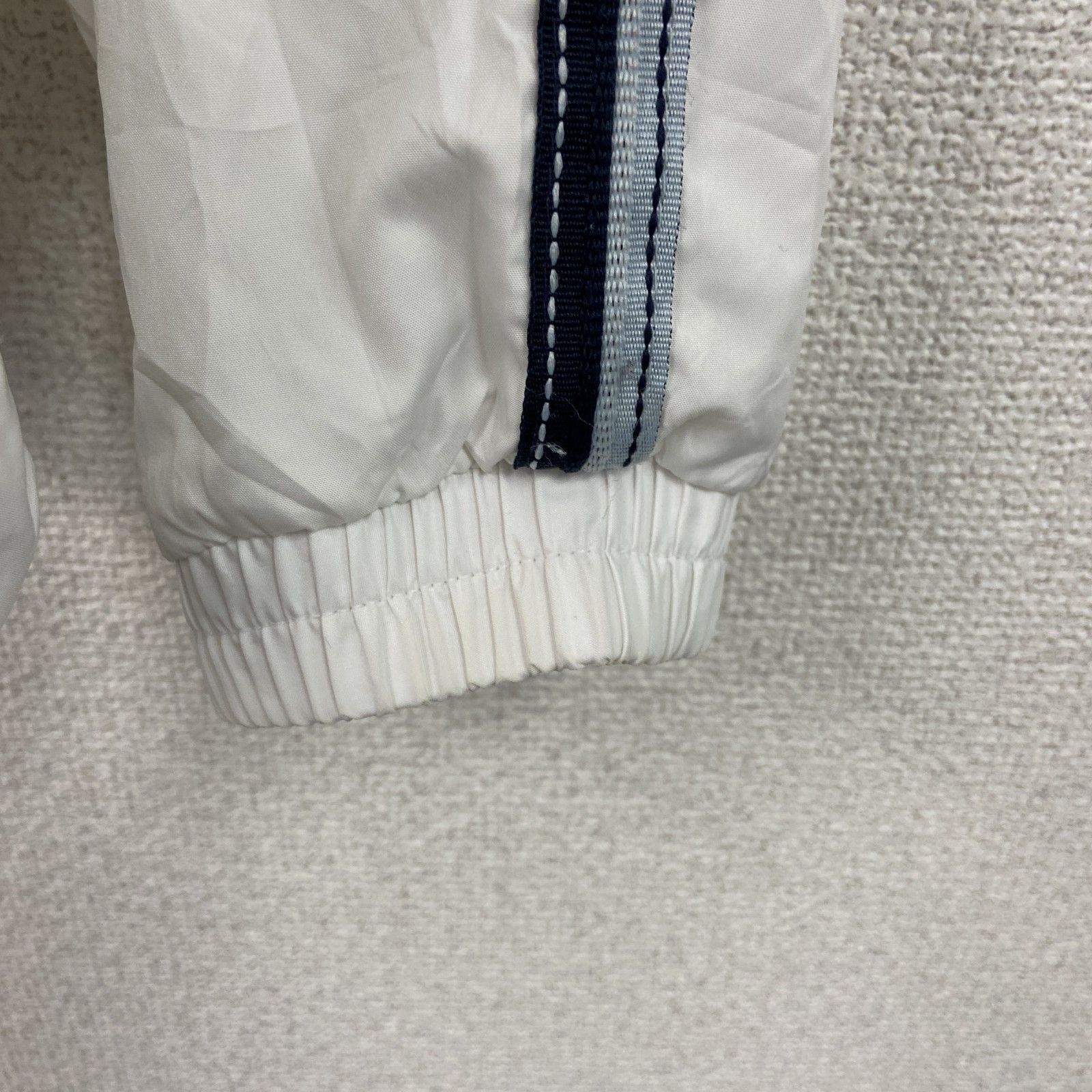 古着 used adidas アディダス ナイロンジャケット フルジップ 白