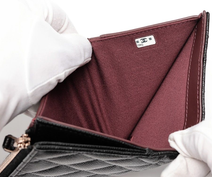 シャネル / CHANEL マトラッセ クラシック スモール ウォレット / 二  