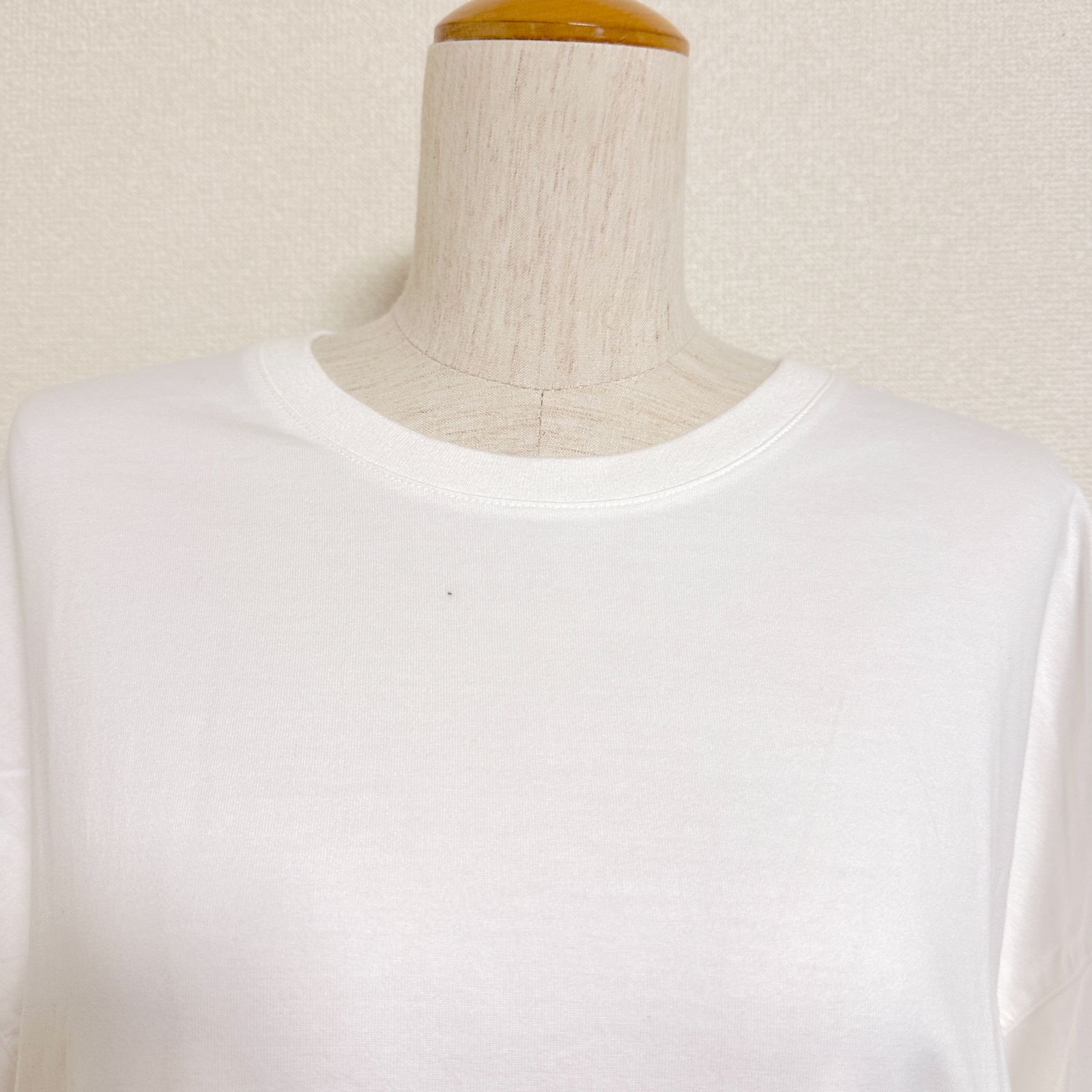 24SS AP STUDIO 24SS ビッグTシャツ オーバーサイズ 5分袖 無地