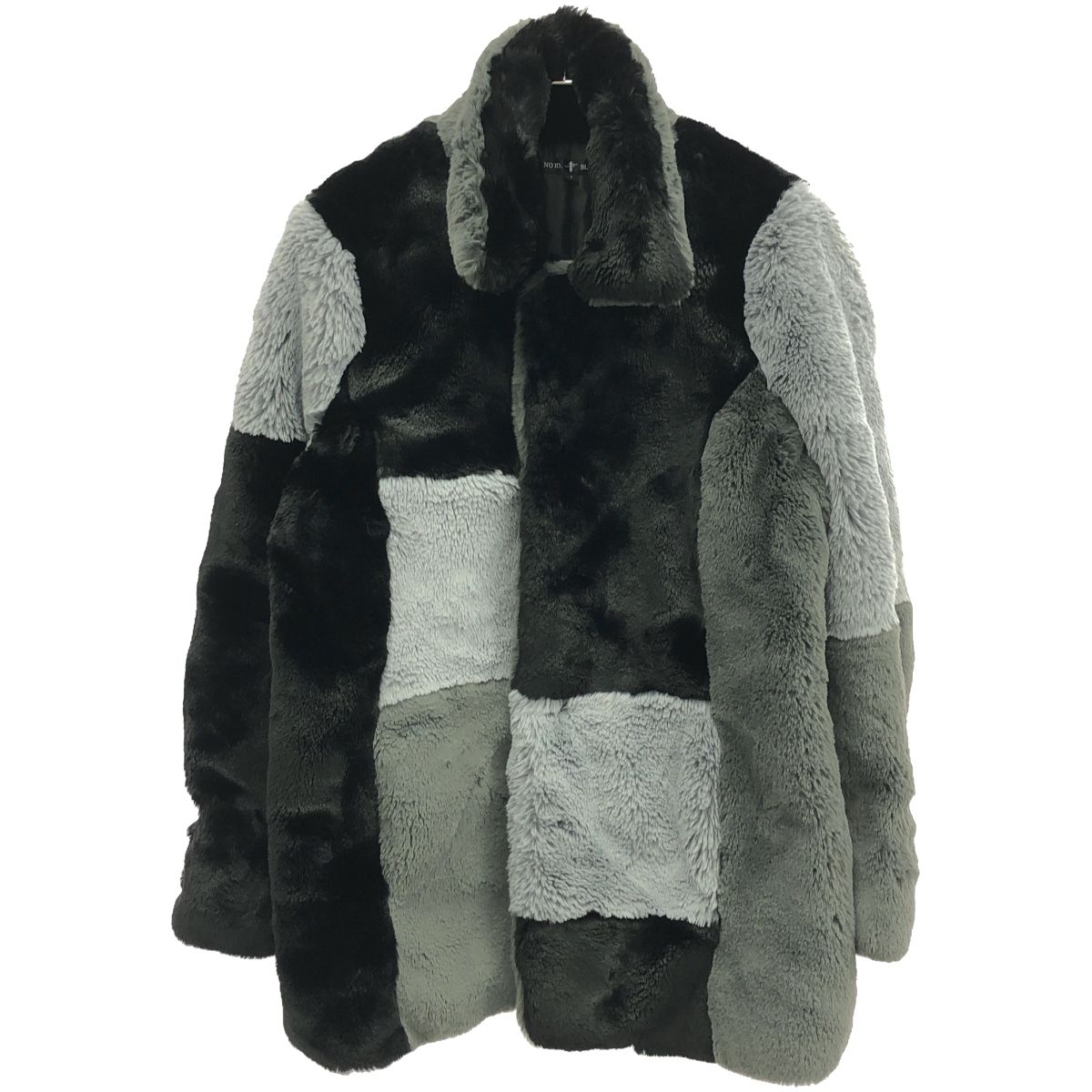 NO ID BLACK ノーアイディーブラック 17AW フェイクファーパッチ