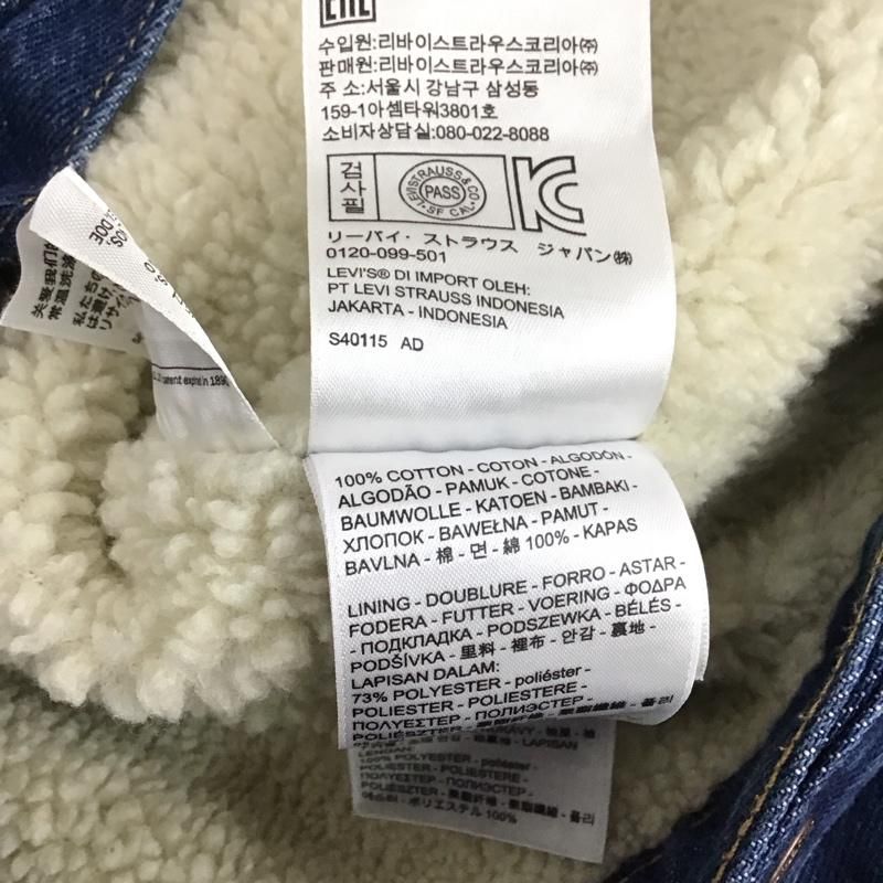 Levi's リーバイス ジャケット、上着 ジャケット、ブレザー PC9-36136-0001 デニムジャケット 裏ボア ジージャン