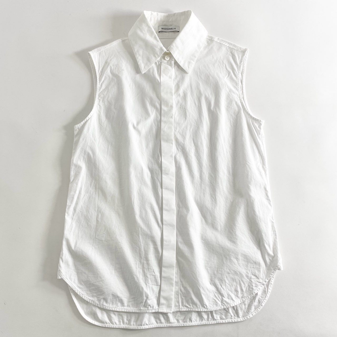 25c6 MADISONBLUE マディソンブルー 日本製 SLEEVELESS TIE BL L.OX 