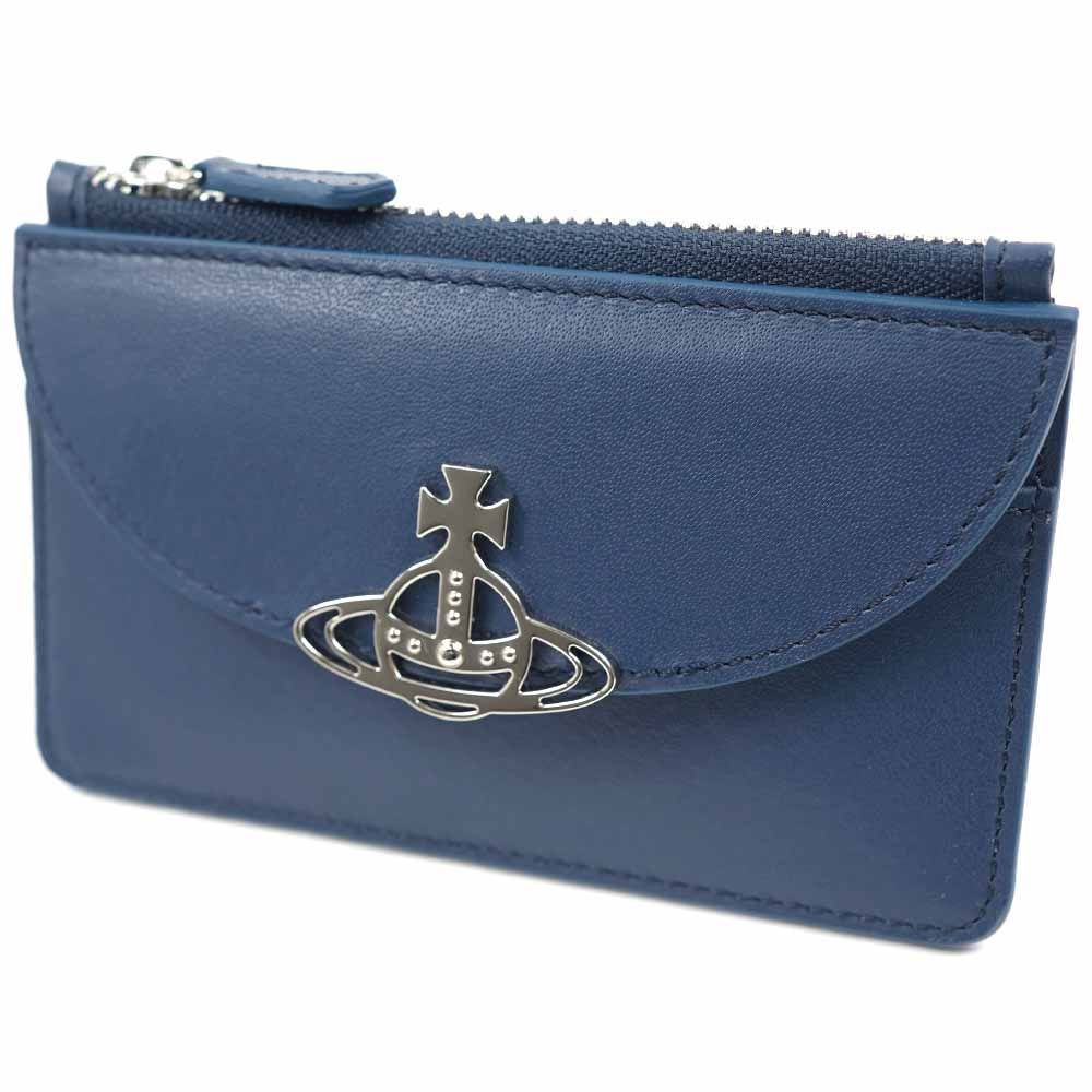 ヴィヴィアン ウエストウッド 財布 レディース フラグメントケース 小銭入れ カードケース ブルー Vivienne Westwood 51110053-L001Q-K401