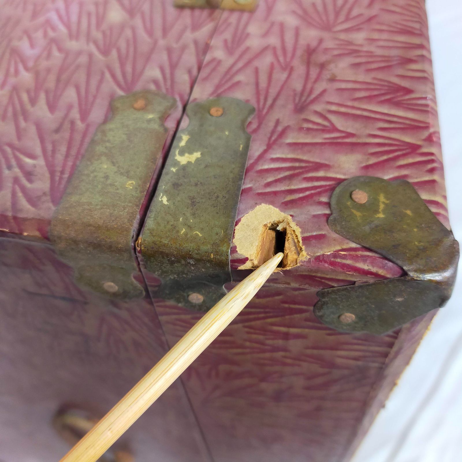 昭和レトロ 木製 衣装箱 衣装ケース 衣類ケース - メルカリ