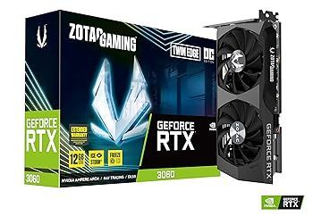 【中古】ZOTAC GAMING GeForce RTX 3060 Twin Edge OC グラフィックスカード 12GB GDDR6